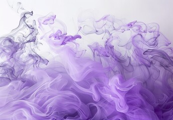 Wall Mural -  Vibrant Purple Smoke Artwork