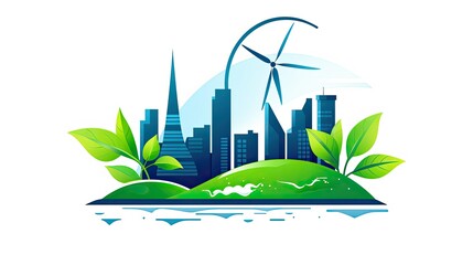 Canvas Print - Eco-friendly energy symbol 