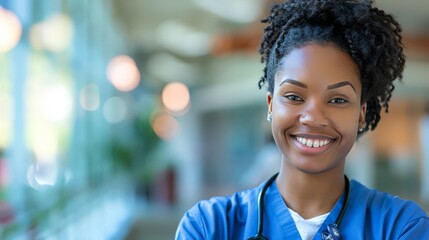 Canvas Print - The school nurse is a comforting presence, ensuring student health and well-being.