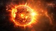 © peerawat - The sun is at the center of the solar system, providing light, heat, and energy to all its orbiting objects.