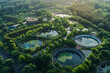 © 林 凡 - Aerial View of Urban Environmental Water Treatment Plant