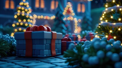 Enhanced holiday season celebrations with immersive digital festivities