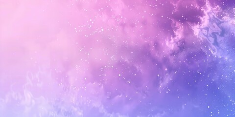 Canvas Print - This abstract design of a pink and purple nebula offers a dreamy background or wallpaper, emulating a best-seller cosmic scene illustration