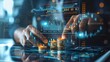 © AbiScene - Future Wealth Digital Investment Growth in HighTech World