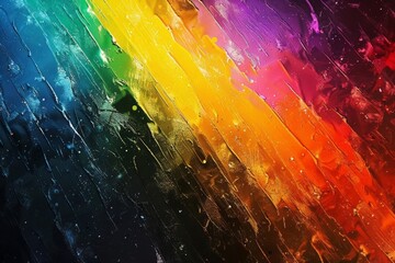 Wall Mural - Vibrant Rainbow Abstract Art