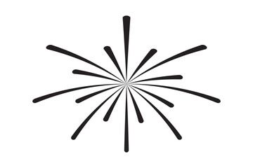 Wall Mural - vector two gradient sunbursts illustration