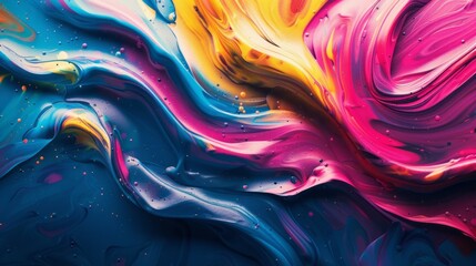 Wall Mural - colorful modern background wallpaper design with abstract geometric shapes and vibrant gradient colo