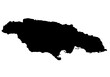 © Condro - jamaica map silhouette on transparent background