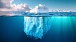 © Saysamorn - Melting iceberg floating in the ocean, symbolizing the effects of climate change