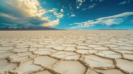 Wall Mural - Salt Flats Kaleidoscope: Desert Colors in Harmonious Blend