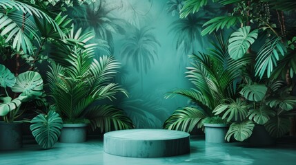 Wall Mural - Tropical Paradise Product Display