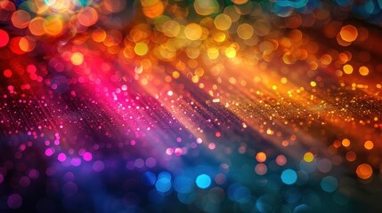 Poster - Abstract Bokeh Lights Background