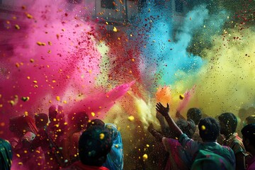 happy holi celebration ,indian festival of colours