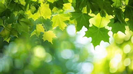 Poster - a close up of a bunch of leaves