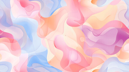 Wall Mural - Abstract background blending pink and blue tones, creating a dreamy and ethereal effect
