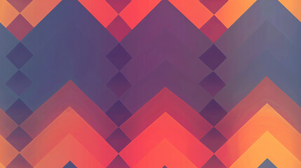 Aufkleber - Seamless pattern of colorful triangles and squares in an abstract geometric background