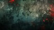 © qorqudlu - This image exhibits a dark grungy texture with prominent red and green splatters and smudges, giving it an abstract and slightly chaotic artistic appearance.
