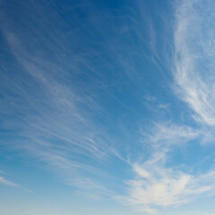 Wall Mural - blue sky and white clouds.