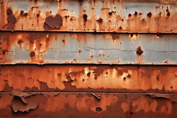 Poster - Rusty wood texture Background. Old brown wooden plank texture background. Rusty wooden panels background or texture. Old grunge textured wooden background