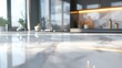 © Ibad - A luxurious white marble countertop with subtle grey veining
