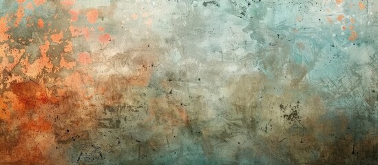 Wall Mural - Texture of grungy paper background created