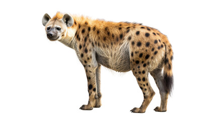 a hyena on transparent background