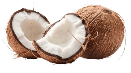 Canvas Print - Coconut on transparent background