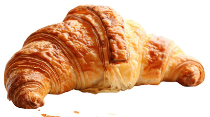 Wall Mural - Croissant on transparent background