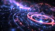 © Wp Background - Quantum Computing Infused Abstract Artistry with Levitating Qubits on Dark Canvas
