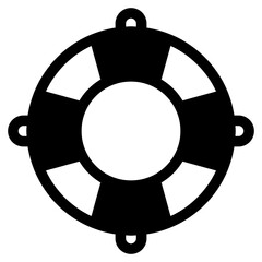 Sticker - safety lifebuoy icon