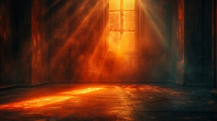 Banner background of Church Day theme banner design for microstock, no text, and wide copy space, [Confessional Light: A single light illuminating a confessional], 