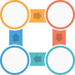 © PixMarket - Circle infographics template with four elements