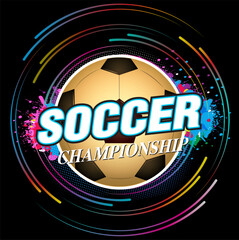 Wall Mural - soccer championship