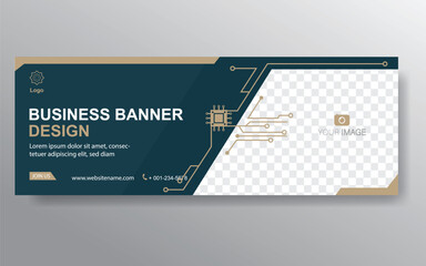 Wall Mural - Vector abstract design web banner template. Web Design Elements - Header Design. Abstract geometric web banner template on grey background. Modern.
