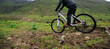 © lzf - Riding mountain bike in the beautiful mountains