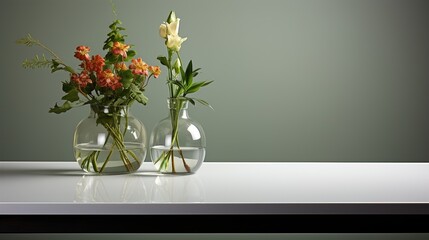 Poster - vase with flowers