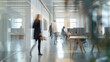 © Daniel - office in white blurry background subtle people blurry