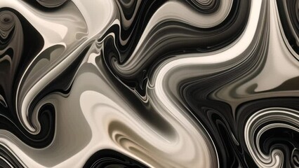 Wall Mural - vector digital noise creates intricate black and white swirls on a dark background, digital noise fo