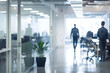 © Daniel - office in white blurry background subtle people blurry
