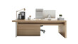 © PNG Kingdom  - Office workstation desk on transparent background