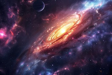 Canvas Print - galaxy in space