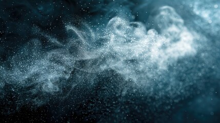 realistic water spray effect from an atomizer, captured with a transparent background