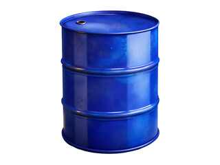 blue steel oil barrel