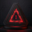 © lime - Warning label logo, business, internet, dark background.警告ラベルのロゴ、ビジネス、インターネット、暗い背景。Generative AI,