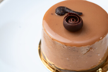 Wall Mural - Caramel chocolate cake