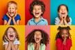 © VGX Ultra - Colorful Backgrounds with Joyful Children Smiling and Laughing
