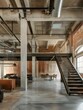 © Pascal - adaptive reuse and renovation project transforms cavernous warehouse into open, bright space perfect for offices