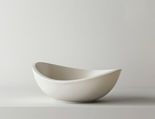 Modern Ceramic Bowl on Minimalist Surface