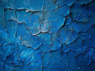 Rough Textured Blue Wall