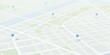 © Shawn Hempel - Multiple blue location needles or markers or pins on flat city map background, travel, navigation, route finding or gps location concept